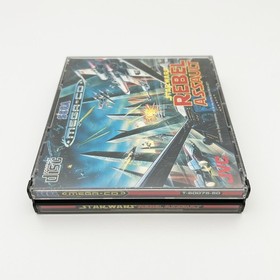 Sega Mega CD STAR WARS REBEL ASSAULT Game & Instruction Booklet - BOXED
