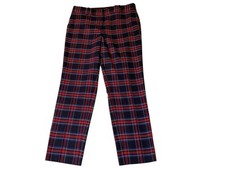 TALBOTS Hampshire Ankle Wool Tartan Plaid Winter Pants Women's Size 10