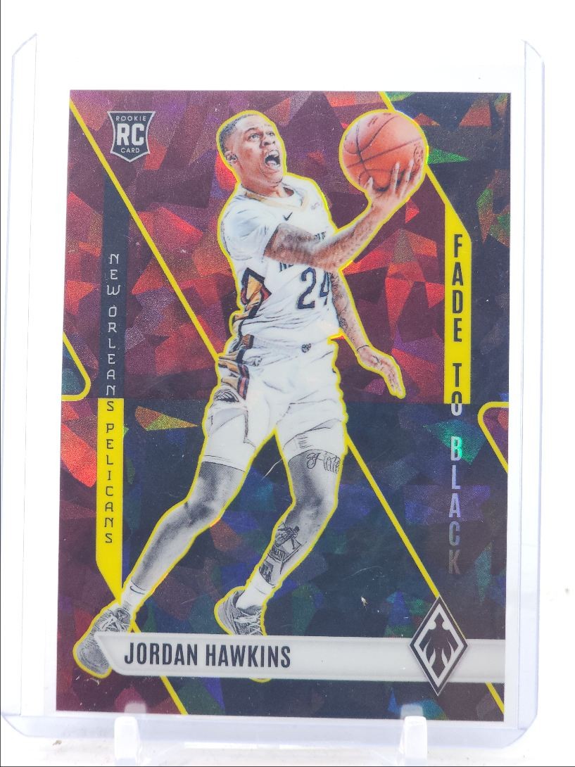JORDAN HAWKINS 2023-24 PHOENIX FADE TO BLACK ROOKIE MAROON ICE RC /275 Q4870