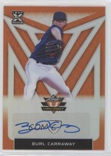 2020 Leaf Valiant Orange Prismatic 20/75 Burl Carraway #BA-BC1 Auto 1n0