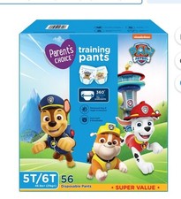 Parent's Choice Paw Patrol Training Pants for Boys, 5T/6T, 56 Count