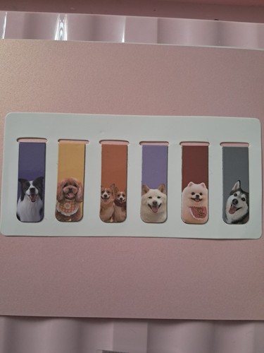 6er Set magnetische Lesezeichen