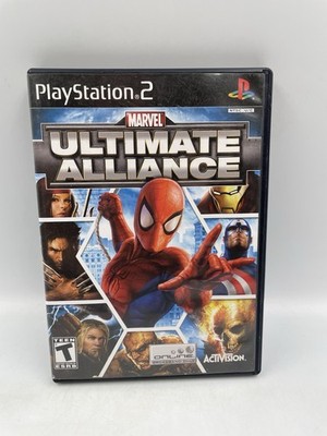 Marvel: Ultimate Alliance (Sony PlayStation 2 PS2, 2006) CIB Complete Tested