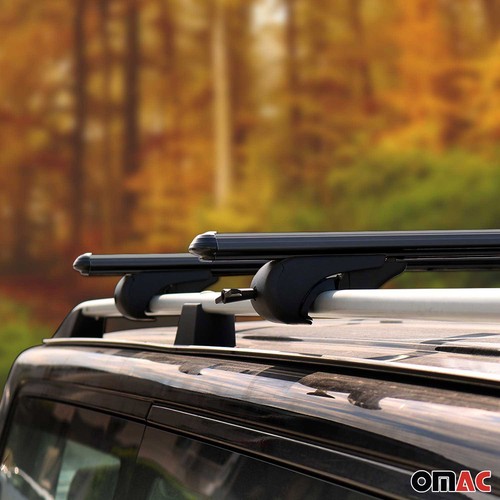 Roof Rack Cross Bars Luggage Carrier for Ford Escape 2008-2012 Black Lockable - Picture 10 of 12