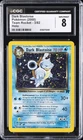 2000 POKEMON TEAM ROCKET HOLO #3/82 DARK BLASTOISE CGC 8