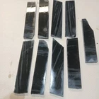9  190 x 45mm NATURAL MULTI BLAC OBSIDIAN PREFORMS SLAB KNAPPING KNIFE ARROWHEAD