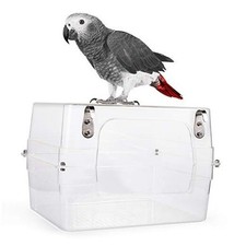Large Bird Bath for Cage, Parrot Bath for Parakeet, African Grey, Amazon,