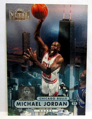 Michael Jordan 1997-98 Metal Universe Championship JAM Card#23