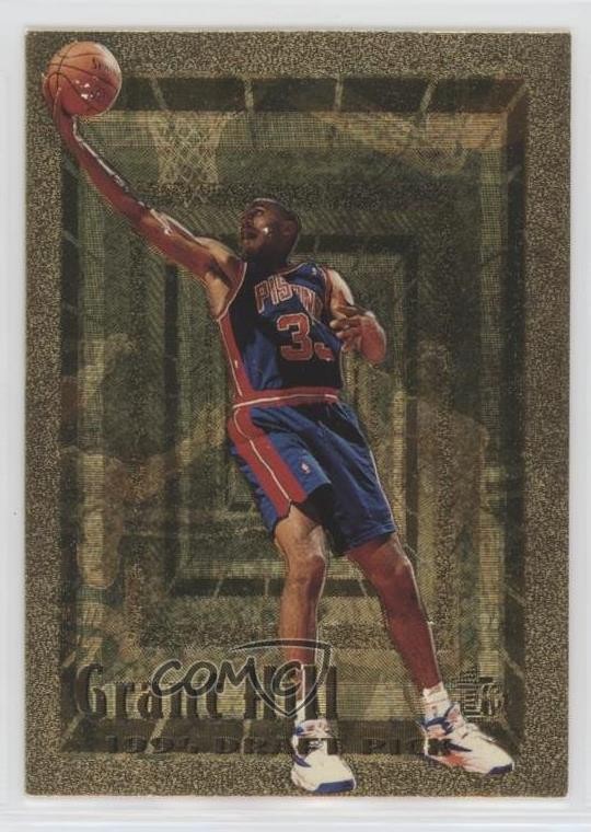 1994-95 Topps Embossed Golden Idol Grant Hill #103 Rookie RC HOF