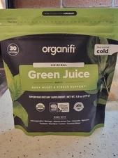 Organifi Green Juice Superfood Body Reset 30 Day Supply, 9.8oz