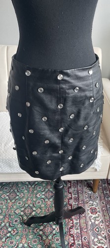 Jupe Topshop Rose Vif Taille US 8 (EU 40) - Avec Zip Et Fente Devant, Occasion Très Bon état