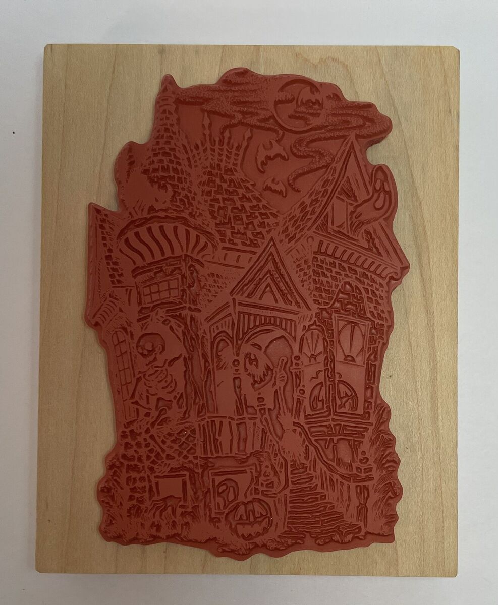 RARE~Rubber Stamp Haunted House~K-1948~Vintage~PSX 1996 RARE~Rubber Stamp Haunted House~K-1948~Vintage~PSX 1996