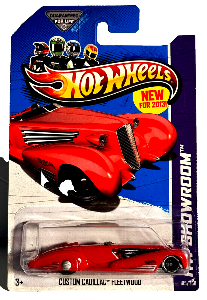 Hot Wheels New For 2013 American Turbo #185 Custom Cadillac Fleetwood Red