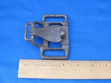 Antique IRON HORSE Tack BUCKLE-Well Worn-NR