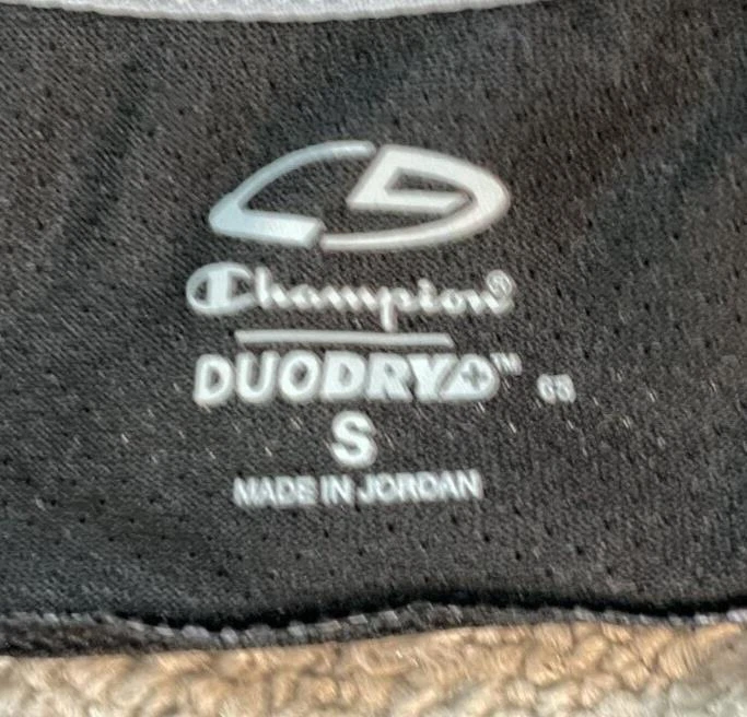 Camisa deportiva negra de manga corta Champion para mujer talla S Foto 4 de 4