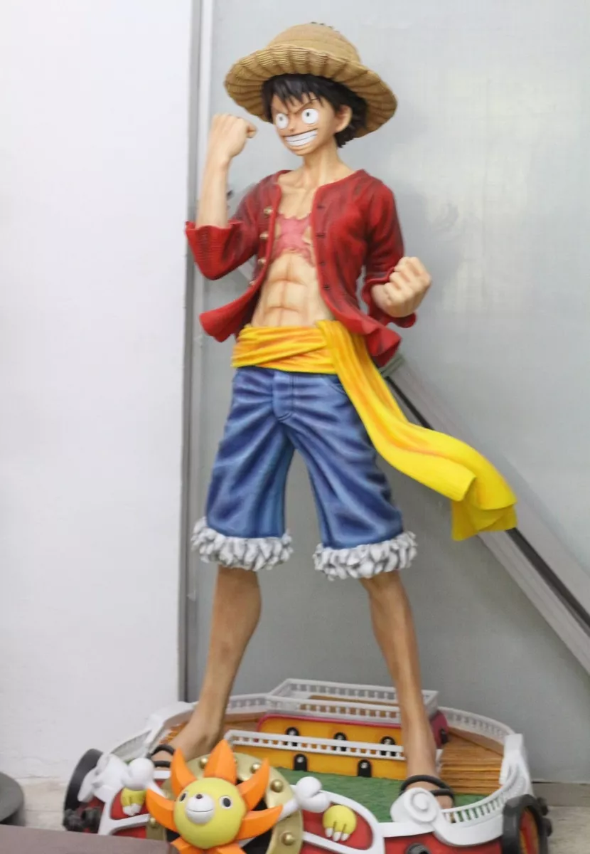 One Piece THOUSAND SUNNY 1/1 Life Size Monkey D Luffy GK Resin Painted  Statue