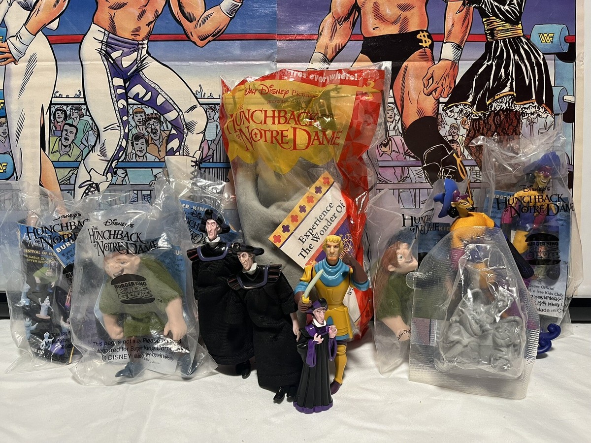 Lot Of 12 Mcdonalds Hunchback Of Notre Dame Toys. Most Unopened