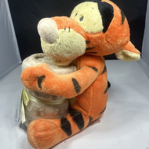 Disney Tigger With Baby Blanket Winnie The Pooh New 30” X 30” - Picture 3 of 6