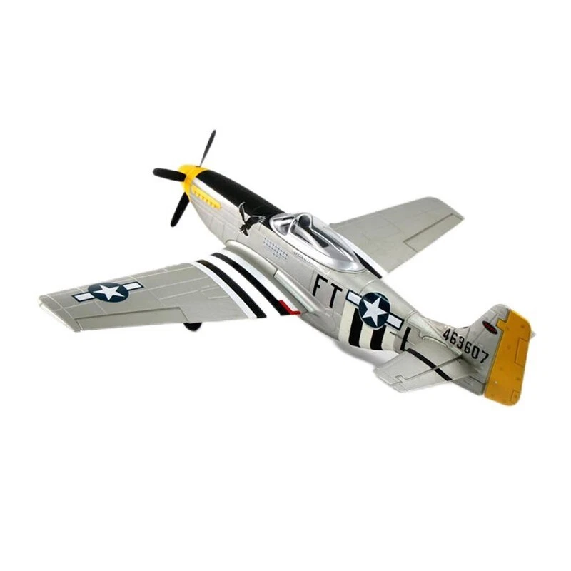 Dynam P-51 Mustang V2 Silver RC Warbird Plane 1.2m Wingspan - Image 4 of 4