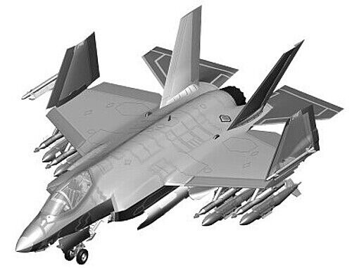 Tamiya 61124 1:48 US F-35A Lightning II, True-to-Original Replica Plastic  Kit, Crafts, Model Kit, Assembly, Unpainted, Multicoloured