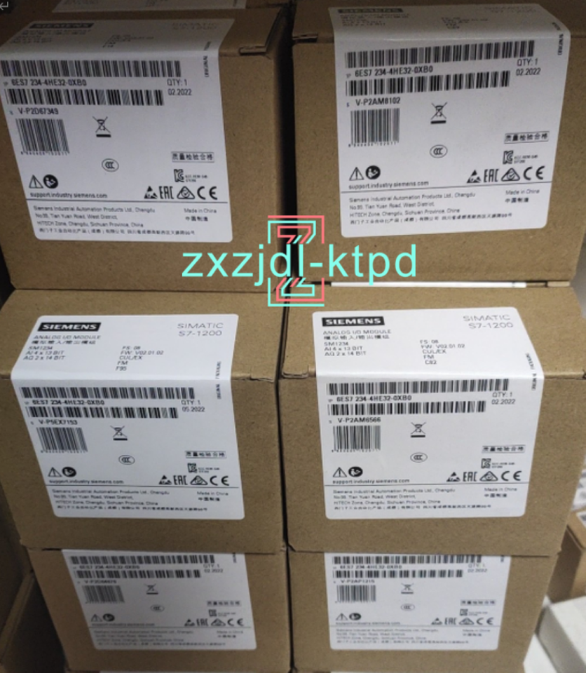Siemens 6ES72344HE320XB0 Simatic S7 1200 Sm 1234 Analog Input Output Module Ai 4 X 13 Bit Ao 2 X 14 Bit