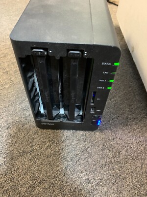 Synology DS214play 2-Bay NAS-Comes With Drives-Tested as Pictured 30 Day M/B