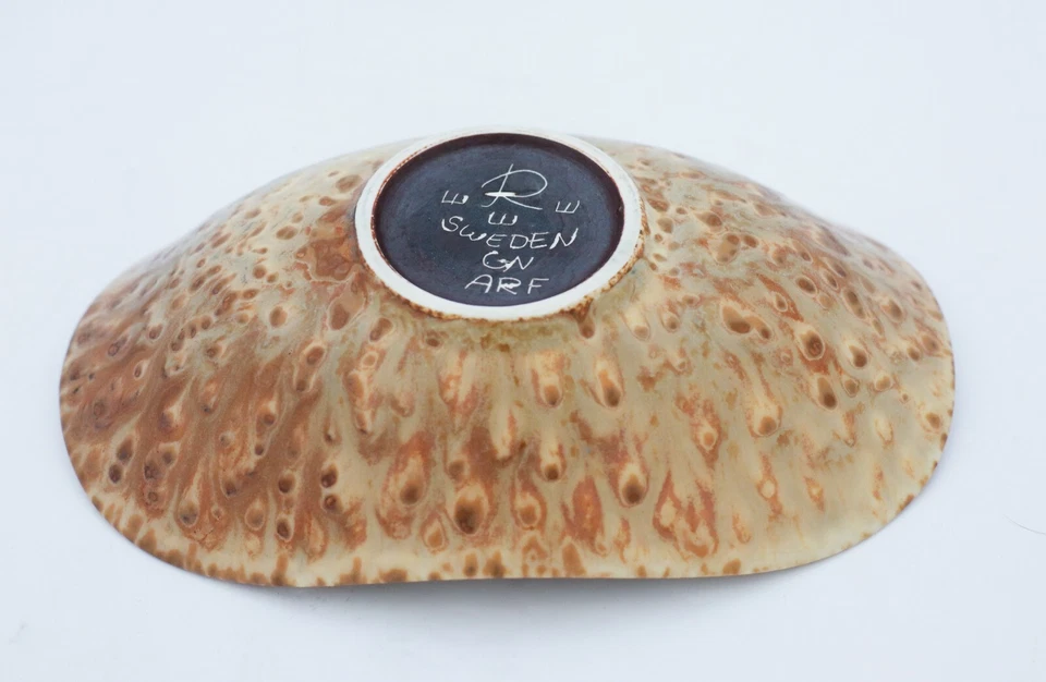 Светло-коричневая чаша - Gunnar Nylund - Rörstrand / Rorstrand - Изображение 4 из 4