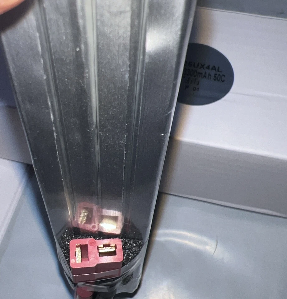 2PCS 14.8V 3300mAh 4S LiPo Battery 50C Dean For RC Helicopter Boat Car Truck - Image 2 of 3