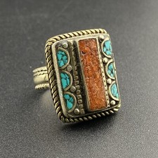 Classic Elegant Handmade Tibetan Nepalese Beautiful Design Traditional Ring
