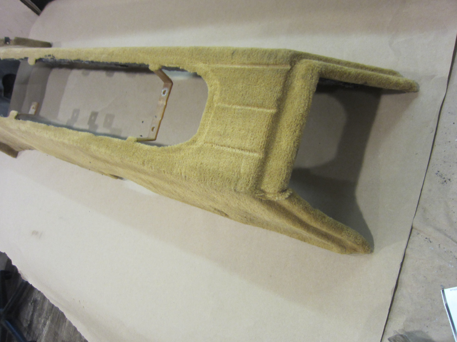 Ferrari 360 - Rear Tunnel / Console Cover Carpet - Beige - P/N 65305100