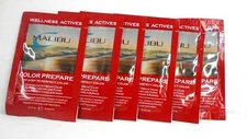 6 Pks ~ MALIBU Wellness Actives COLOR PREPARE 1st Step To Perfect Color ~0.17 oz