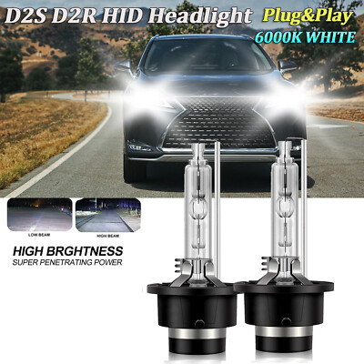 For Lexus RX350 2007-2009 D2S/D2R Front HID Xenon Headlight Bulbs Low Beam 2X