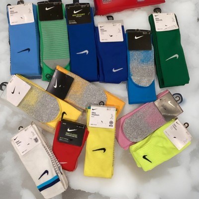 NIKE KNEE HIGH SOCKS soccer CUSHIONED strike matchfit squad classic stadium $18