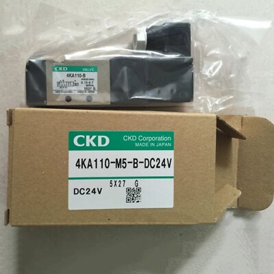 One For CKD New 4KA110-M5-B-DC24V Solenoid valve In Box Free Shipping