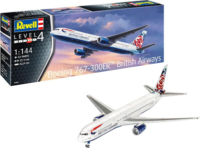 Revell 03862 Boeing 767-300ER British Airways Chelsea Rose, Maßstab: 1:144