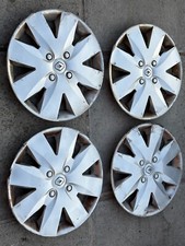 RENAULT CLIO 15" WHEEL TRIM X 4 HUB CAP GENUINE 8200837937 DERMIC FULL SET