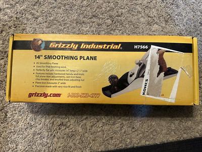 #ad Grizzly Industrial H7566 14 Inch Smoothing Plane $40.00