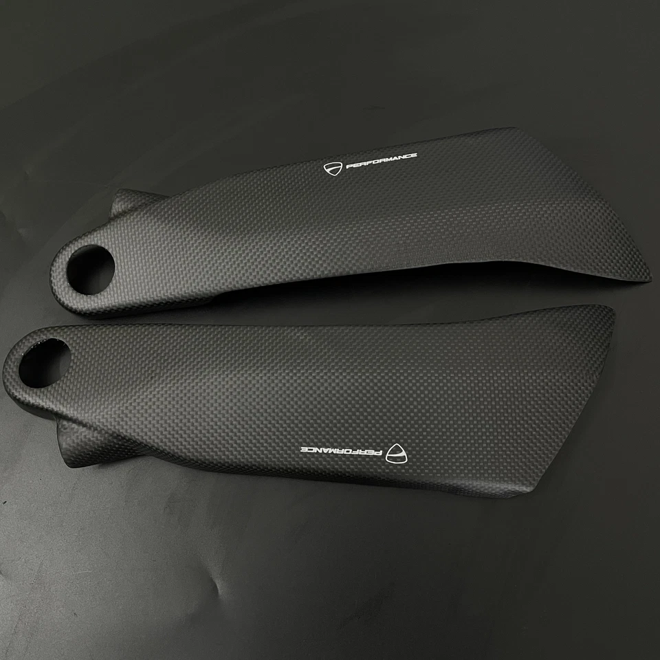 Cubierta lateral de paneles de fibra de carbono cubierta protectora para Ducati Panigale V4 V4S  Foto 4 de 4