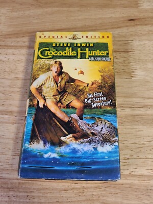 Lot Of 2 The Crocodile Hunter Collision Course VHS & Steve Irwin Steve ...