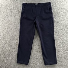 Liverpool Womens Pants Blue 31/12 High Rise Ankle Stretch Viscose Nylon Blend