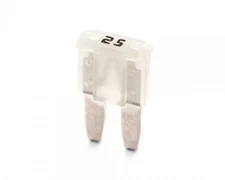 25 Flosser 502825 25 Amp Micro 2 Style Fuses ATR MIC2 Type - Made in the EU