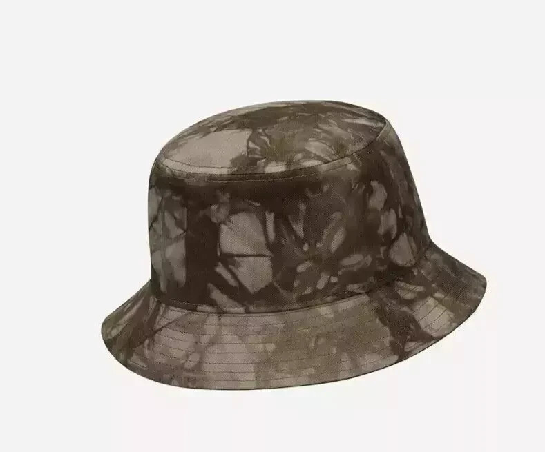 NEW Size M Nike Apex Tie Dye Bucket Hat Khaki Green Grey Adults