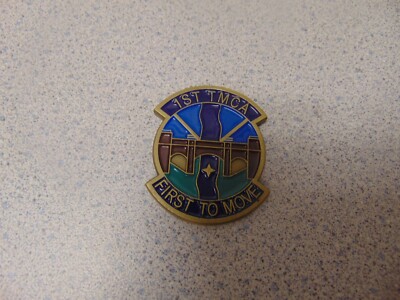CHALLENGE COIN 1ST TMCA OUTSTANDING PERFORMANCE OF DUTY SPEARHEAD OF LOGISTICS 