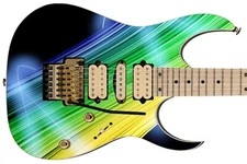 Guitar Skin Axe Wrap Re-skin Bass Electric Reface DIY Rainbow Asgard Bridge 1285