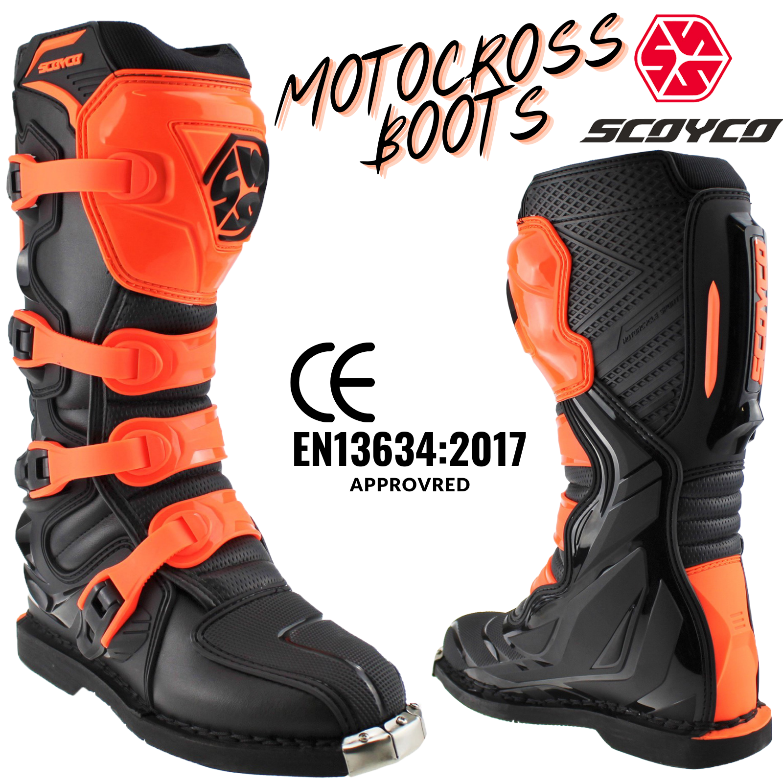 Scoyco Motocross Boots Motorcycle Off 