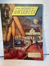 Vintage 1947 Nations Business Magazine American History Political Ads Galore!