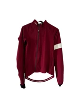 RAPHA 'PRO TEAM' BURGUNDY 100% NYLON ROAD CYCLING WINDBREAKER JACKET