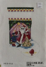 Mini Christmas Stocking Mary Engelbreit Handpainted Needlepoint Canvas 18ct M13