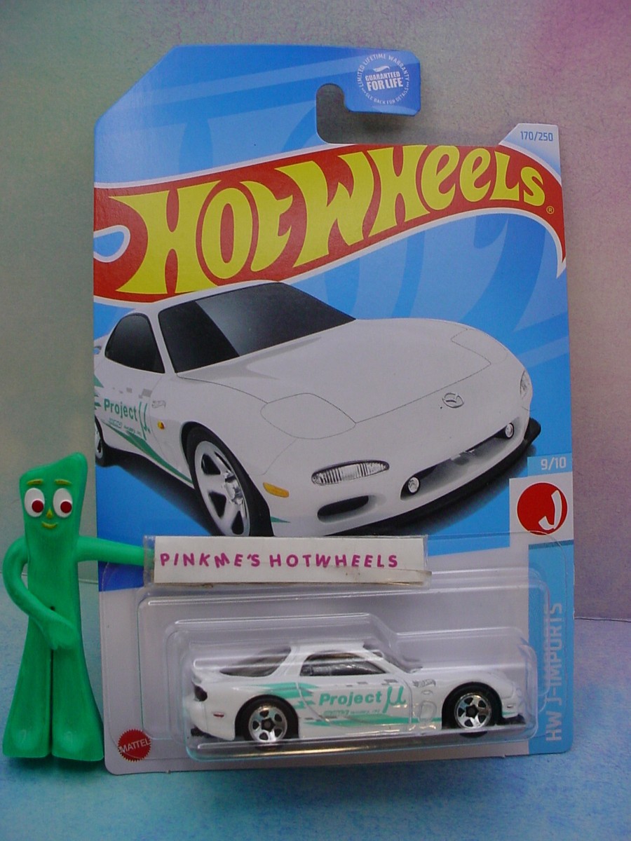➽ 2024 Hot Wheels '95 MAZDA RX-7 #170 ☆white;5sp;Project μ