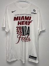 Nike Miami Heat NBA Finals Kyle Lowry #7 Team Issued Tee Shirt Shirt Size XL